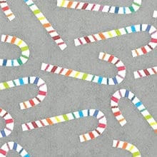 #m9332 Rainbow Canes - Gift Wrap - 30 X 417' - - Gift Wrapping Paper by Paper Mart