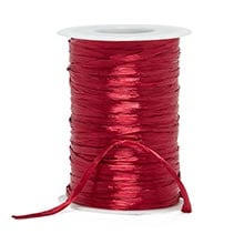 Colored Pearlized Raffia Ribbon