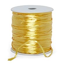 Colored Pearlized Raffia Ribbon