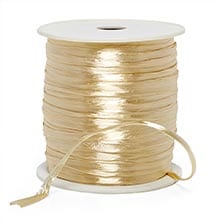 Colored Pearlized Raffia Ribbon