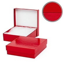 Solid Colored & Embossed Jewelry Boxes