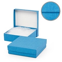 Solid Colored & Embossed Jewelry Boxes