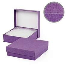 Solid Colored & Embossed Jewelry Boxes