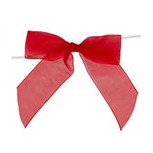 Pre-Tied Organza Bow