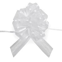 4" & 6" Arabesque Pom Pom Fabric Pull Bows