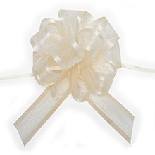 4" & 6" Arabesque Pom Pom Fabric Pull Bows