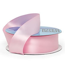 Solid Baby Pink Premium Fabric Satin Ribbon