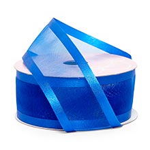 Blue Satin Ribbons