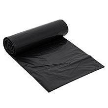 Black Trash Can Liner - 1.2 mil