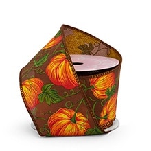 Pumpkin Patch Wired Ribbon