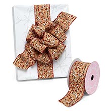 100 Yards Christmas Ribbons Metallic Glitter Fabric Holiday - Temu