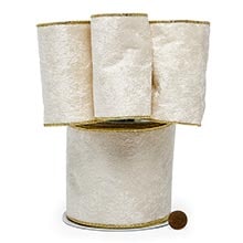 Wide Wired Velvet Ribbon