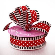 Polka Striped Ribbon