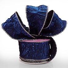 Crushed Satin Wired Ribbon