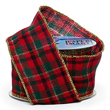 Plaid Patterned Christmas Ribbons