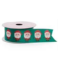 Holiday Patterned Satin Ribbon