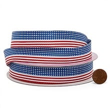 Grosgrain American Flag Ribbon