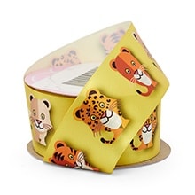 Wild Animal Print Satin Ribbon