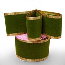 Green Velvet Ribbons