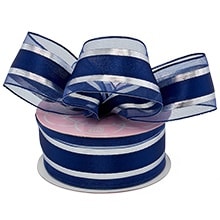 Metallic Edged Satin Center Ribbon