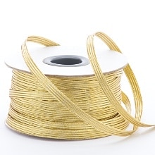 Flat Metallic Elastic Stretch Trim