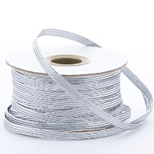 Flat Metallic Elastic Stretch Trim