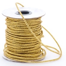 Tight Braided Metallic Round Cord