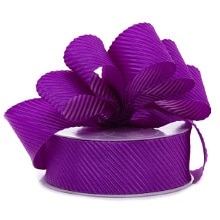 Diagonal Embossed Satin Ribbon