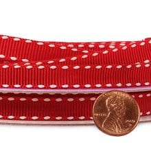 Narrow Saddle/Side Stitched Grosgrain Ribbon