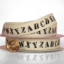 Alphabet A To Z Grosgrain Ribbon