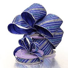 Christmas/Hanukkah Striped Ribbon