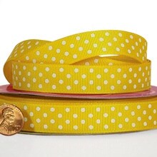 Polka Dot Grosgrain Ribbon