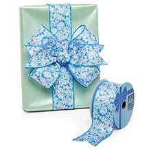 Floral Ribbon: Satin Flower Ribbon for Wholesale