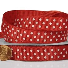 Polka Dot Grosgrain Ribbon