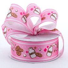 Milk and Cookie Satin Ribbon