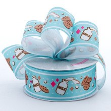 Milk and Cookie Satin Ribbon