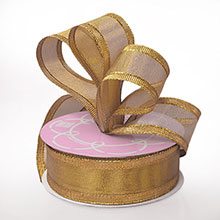 Metallic Arabesque Ribbon