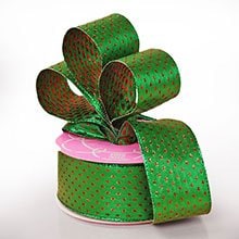 Metallic Dot Wired Ribbon