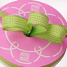 Wendy Gingham Wired Ribbon