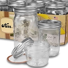 Glass Mason Jar (Set of 3) w/ Tray 3" x 5" Tall - Potomac Floral  Wholesale