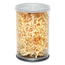 Clear Container with Metal Pull Tabs