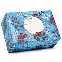 Patterned Mailing Boxes - 9-1/4" X 6-1/2" X 4" - Drifting Blossoms