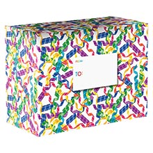 Patterned Mailing Boxes - 12" X 9" X 6"