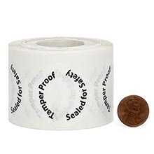 Round Tamper Proof Labels