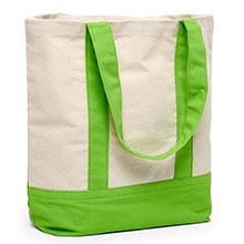 Canvas Tote Bags - Two-Tone Accent