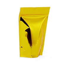 Solid Colored Glossy Stand-Up Pouches