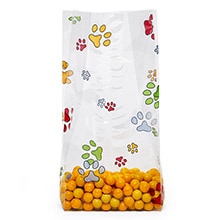 Dog and Paw Patterned Cello Bags