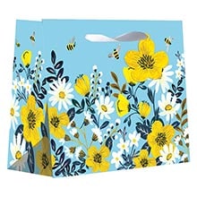 Patterned Gift Bags - 8" X 4" X 10"