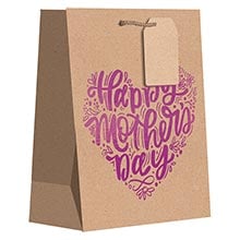 Patterned Gift Bags - 10" X 4" X 8"