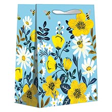 Patterned Gift Bags - 7-1/2" X 3" X 6"